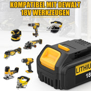 5000mAh For Dewalt DCB180 / DCB181 / DCB200 18V Electrical Tools Spare Battery