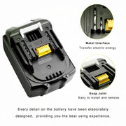 4000mAh For Makita BL1830 / BL1850 18V Cordless Power Tool Accessories Lithium Battery Pack