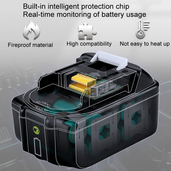 4000mAh For Makita BL1830 / BL1850 18V Cordless Power Tool Accessories Lithium Battery Pack