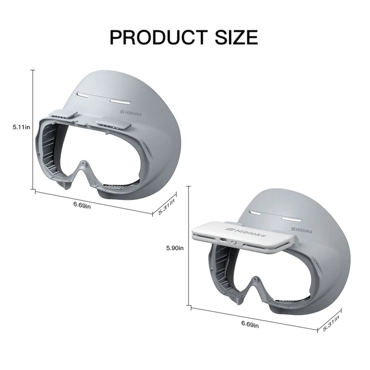 For PICO 4 Hibloks VR Glasses Face Cushion Protector Pad With Fan, Spec: 2pcs PU Cotton