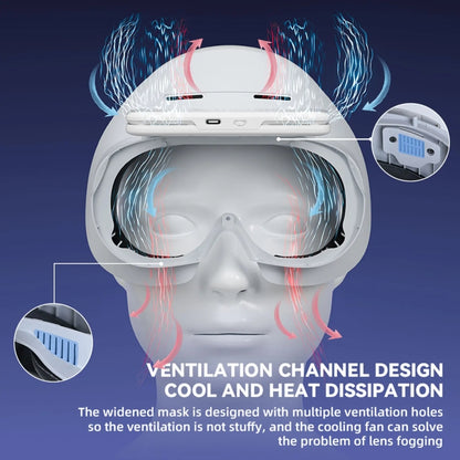 For PICO 4 Hibloks VR Glasses Face Cushion Protector Pad With Fan, Spec: 1pc PU Cotton - free shipping - PMC Jewellery - Order now!