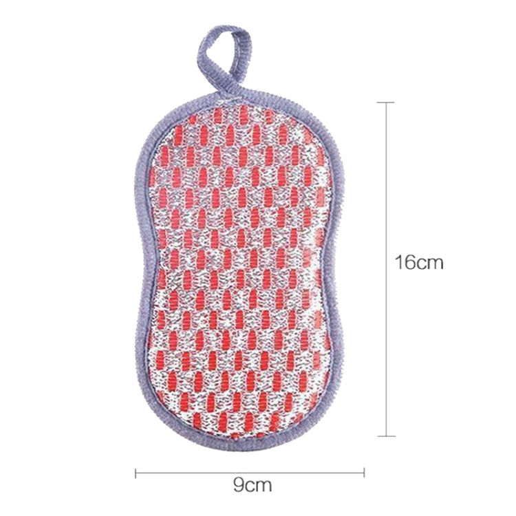 Double-sided Absorbent Kitchen Dishwashing Sponge Multifunctional Cleaning Rag, Style: 6pcs /set