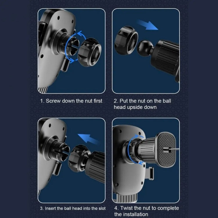 Car Air Outlet Rotating Spiral Hook Tail Clip Mobile Phone Holder(G03) - Car Holders by PMC Jewellery | Online Shopping South Africa | PMC Jewellery | Buy Now Pay Later Mobicred