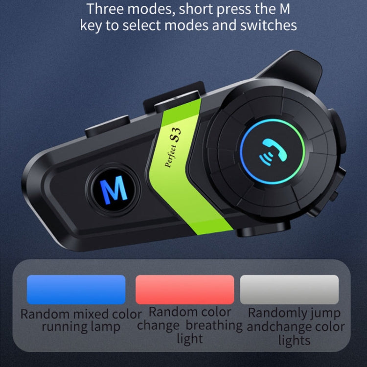 S3 Motorcycle Helmet Bluetooth Headset For Full and Half Helmets(Silver) - Motorcycle Walkie Talkie by PMC TechLife | Online Shopping South Africa | PMC TechLife | Buy Now Pay Later Mobicred