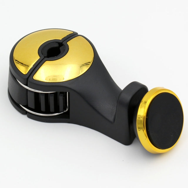 Multifunctional Car Cushion Magnetic Mobile Phone Holder Car Inside Supplies, Color: Gold
