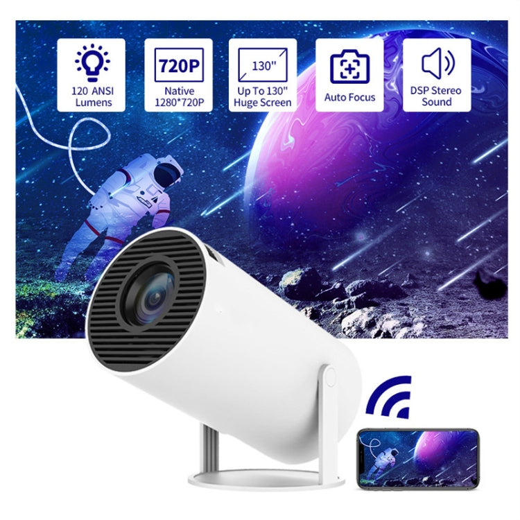 HY300 Smart Projector Android 11.0 System 120 Lumen Portable Projector AU Plug