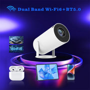 HY300 Smart Projector Android 11.0 System 120 Lumen Portable Projector US Plug