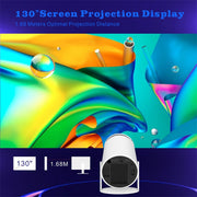 HY300 Smart Projector Android 11.0 System 120 Lumen Portable Projector AU Plug