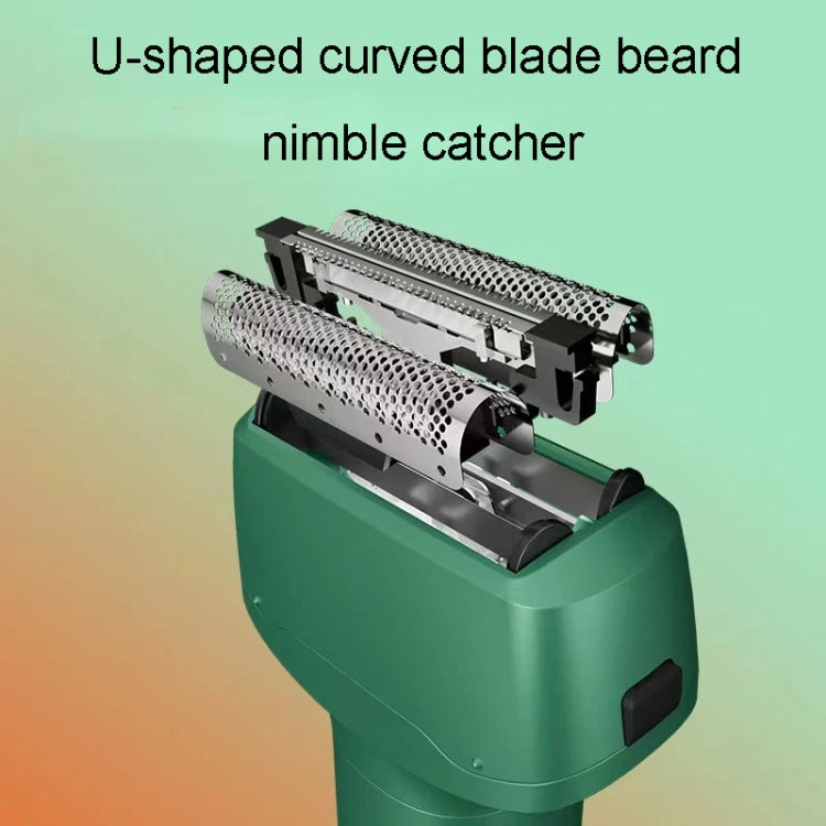 Men Reciprocating 3-Blade Rechargeable Shaver Washable Portable Beard Razor(Black) - Shavers & Accessories by PMC TechLife | Online Shopping South Africa | PMC TechLife | Buy Now Pay Later Mobicred