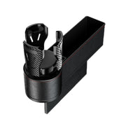 Car Seat Gap Storage Box Car Water Cup Holder Ashtray, Color: Left Black