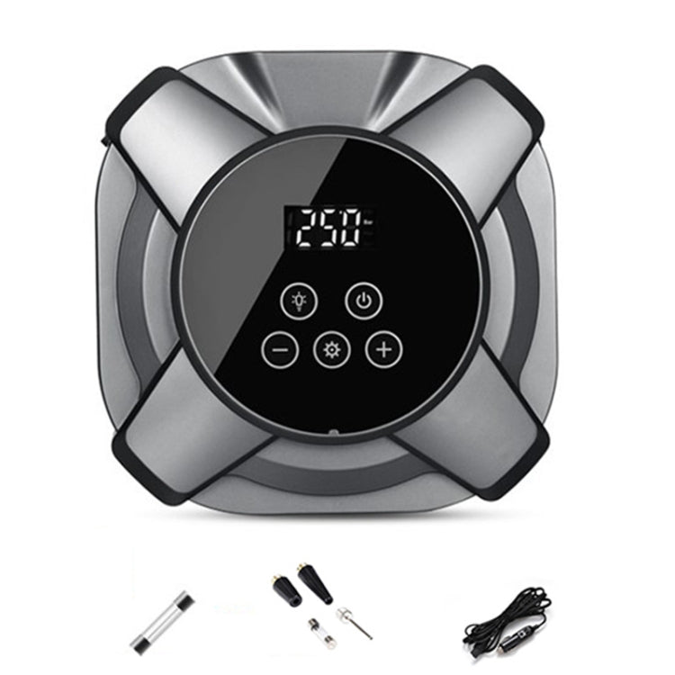 22 Cylinders Car Intelligent Digital Display Inflator Pump Portable Car Tire Pneumatic Engine(Silver) - Inflatable Pump by PMC TechLife | Online Shopping South Africa | PMC TechLife