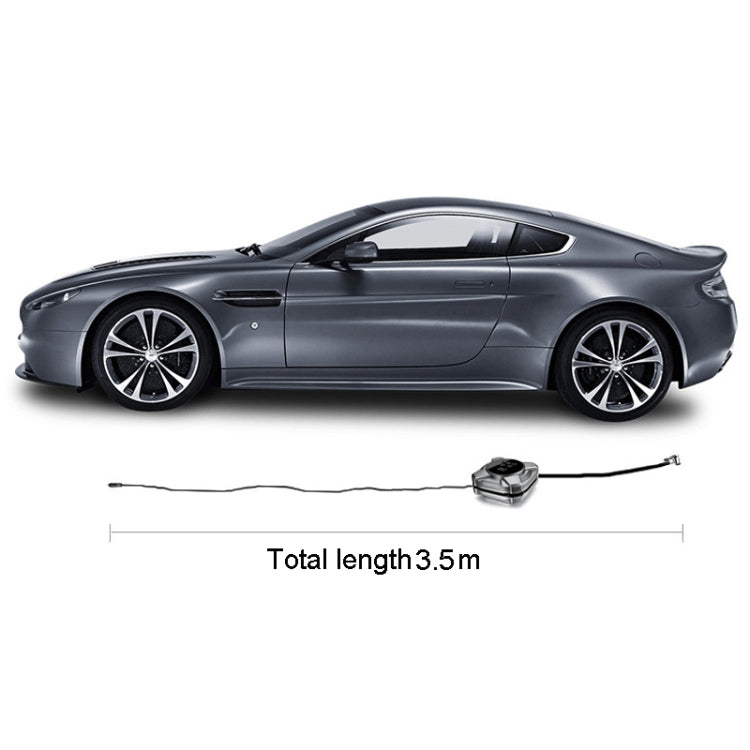 19 Cylinders Car Intelligent Digital Display Inflator Pump Portable Car Tire Pneumatic Engine(Silver) - Inflatable Pump by PMC TechLife | Online Shopping South Africa | PMC TechLife