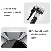 19 Cylinders Car Intelligent Digital Display Inflator Pump Portable Car Tire Pneumatic Engine(Silver)