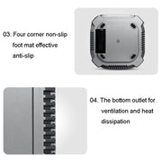19 Cylinders Car Intelligent Digital Display Inflator Pump Portable Car Tire Pneumatic Engine(Silver)