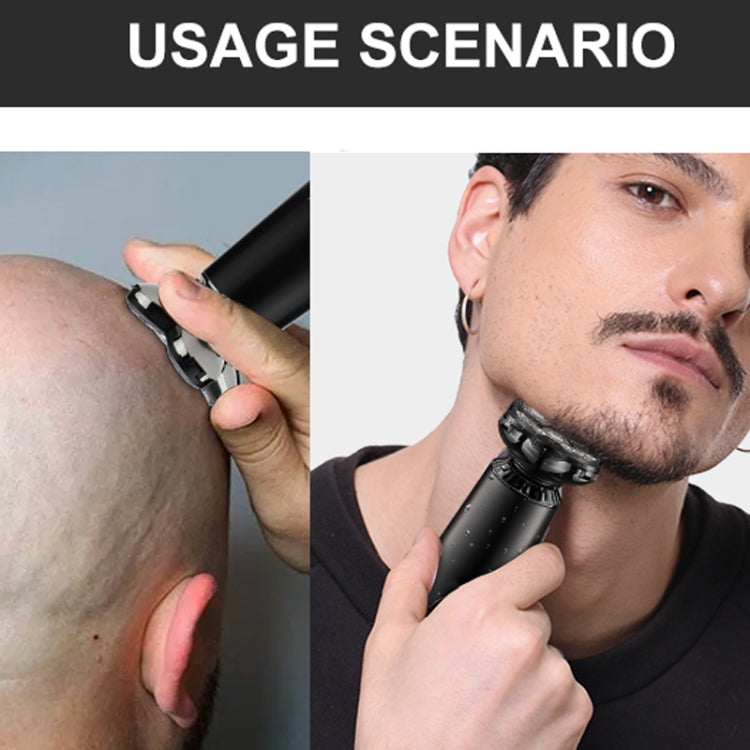 Men Multifunctional Electrical Shaver Rechargeable 5-Blade Shaving Razor(Black) - Electric Shavers by PMC TechLife | Online Shopping South Africa | PMC TechLife | Buy Now Pay Later Mobicred
