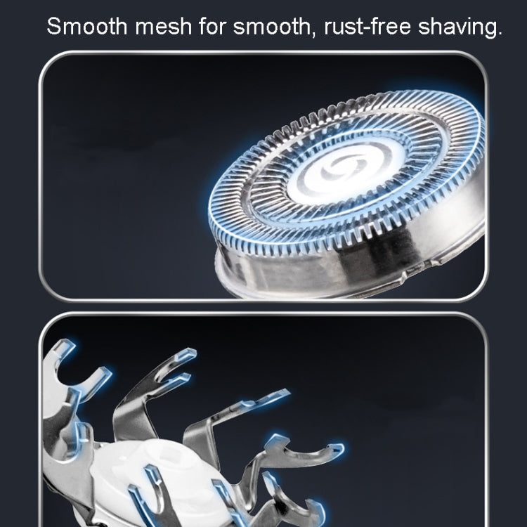 Men Multifunctional Electrical Shaver Rechargeable 5-Blade Shaving Razor(Dark Blue) - Electric Shavers by PMC TechLife | Online Shopping South Africa | PMC TechLife | Buy Now Pay Later Mobicred