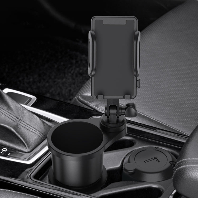2 in 1 Car Mobile Phone Holder Multifunctional Water Cup Beverage Holder(SD-1055) - Car Drink Holders by PMC TechLife | Online Shopping South Africa | PMC TechLife | Buy Now Pay Later Mobicred