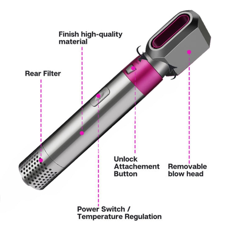 5 In 1 Hot Air Comb Automatic Curling Iron Square Model Hair Styling Comb Curling And Straightening, Plug: AU Plug - Hair Curler by PMC TechLife | Online Shopping South Africa | PMC TechLife | Buy Now Pay Later Mobicred