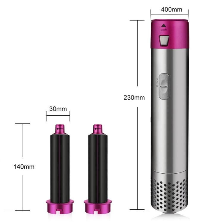5 In 1 Hot Air Comb Automatic Curling Iron Square Model Hair Styling Comb Curling And Straightening, Plug: AU Plug