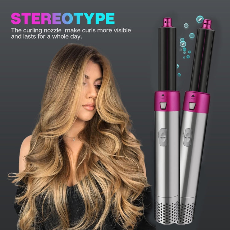 5 In 1 Hot Air Comb Automatic Curling Iron Square Model Hair Styling Comb Curling And Straightening, Plug: UK Plug - free shipping - PMC TechLife - Order now!