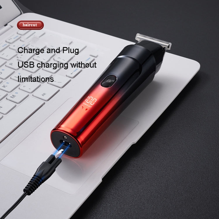 Rechargeable Home Hairdresser Electrical Hair Clippers Hair Shaving Device(Gray) - Shavers & Accessories by PMC TechLife | Online Shopping South Africa | PMC TechLife | Buy Now Pay Later Mobicred