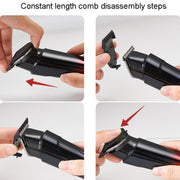 Rechargeable Home Hairdresser Electrical Hair Clippers Hair Shaving Device(Black)