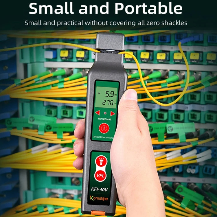 Komshine Fiber Optic Identifier Optical Cable Signal Direction Identifier With VFL Red Light 10mW(KFI-40V) - Fiber Optic Test Pen by Komshine | Online Shopping South Africa | PMC Jewellery | Buy Now Pay Later Mobicred