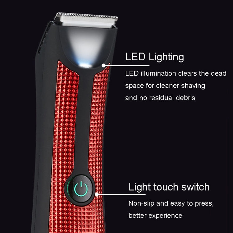 Women Electrical Hair Removal Instrument Shaving Knife Axillary Hair Shaver(Red) - Electric Shavers by PMC TechLife | Online Shopping South Africa | PMC TechLife | Buy Now Pay Later Mobicred