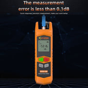 Komshine High Precision Optical Power Meter Mini Fiber Optic Light Attenuation Tester With LED, Specification: C-L/-50DBM to +26DBM