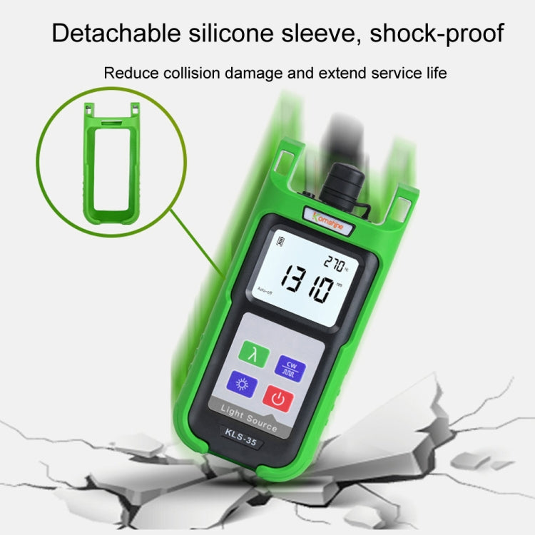 Komshine Handheld Laser Light Source Fiber Tester with LED Backlight, Model: KLS-35-S
