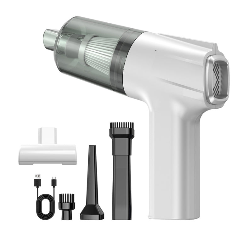 Car Vacuum Cleaner Handheld Compact Powerful Cleaning Tool For Car And Home Use(White) - Vacuum Cleaner by PMC TechLife | Online Shopping South Africa | PMC TechLife | Buy Now Pay Later Mobicred