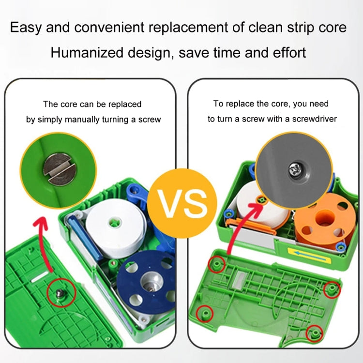 Komshine Handheld Cassette Fiber Cleaning Box Replacement, Model: CC-550-R - Lan Cable and Tools by Komshine | Online Shopping South Africa | PMC Jewellery | Buy Now Pay Later Mobicred