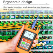 Komshine Mini Handheld Optical Power Meter Fiber Loss Measurement, Specification: KPM-25M-A/-70DBM to +6DBM