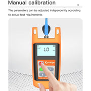 Komshine Mini Handheld Optical Power Meter Fiber Loss Measurement, Specification: KPM-25M-C/-50DBM to +26DBM