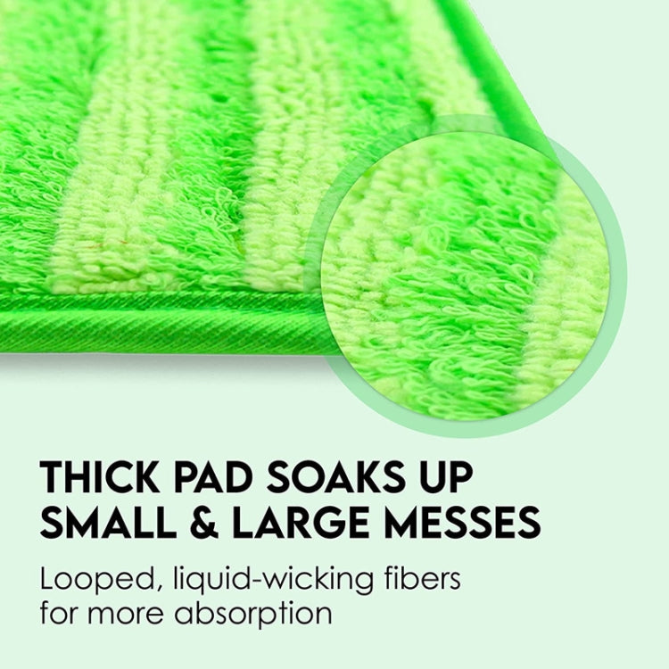 For Swiffer WetJet 10-12inch Adhesive Mop Pad Wet And Dry Mop Cloth Replacements(Green) - Other Accessories by PMc TechLife | Online Shopping South Africa | PMc TechLife | Buy Now Pay Later Mobicred