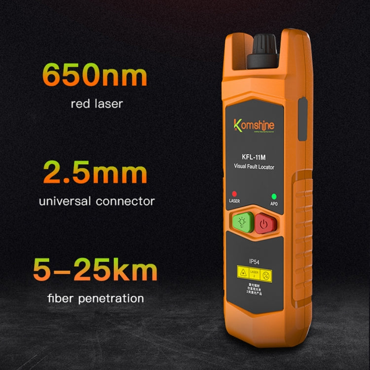 Komshine Mini Red Light Fiber Optic Test Pen, Model: KFL-11M-30