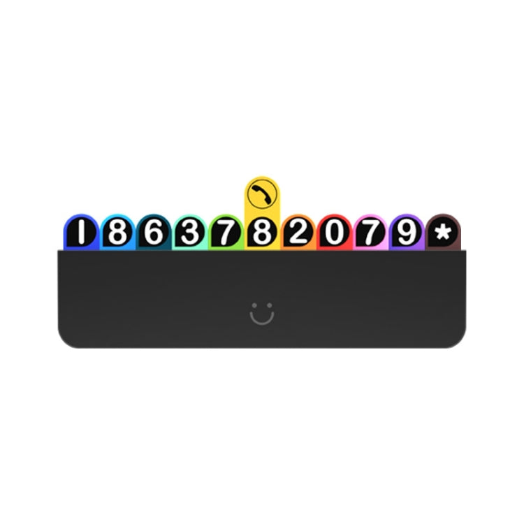 bbdd Temporary Parking License Plate Concealable Car Removal Number Plate(Rainbow Edition) - Parking Card by bbdd | Online Shopping South Africa | PMC Jewellery | Buy Now Pay Later Mobicred