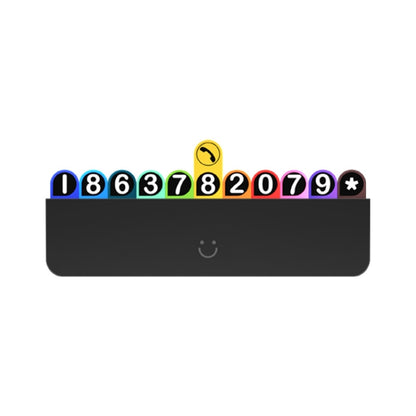 bbdd Temporary Parking License Plate Concealable Car Removal Number Plate(Rainbow Edition) - Parking Card by bbdd | Online Shopping South Africa | PMC Jewellery | Buy Now Pay Later Mobicred