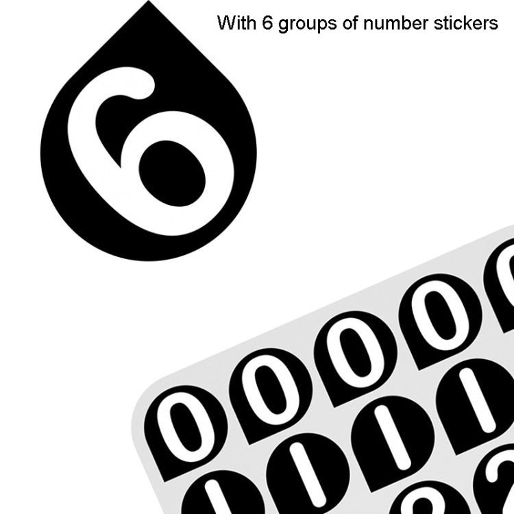 bbdd Temporary Parking License Plate Concealable Car Removal Number Plate(Pure Edition) - Parking Card by bbdd | Online Shopping South Africa | PMC Jewellery | Buy Now Pay Later Mobicred