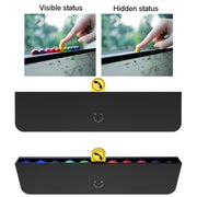 bbdd Temporary Parking License Plate Concealable Car Removal Number Plate(Pure Edition)