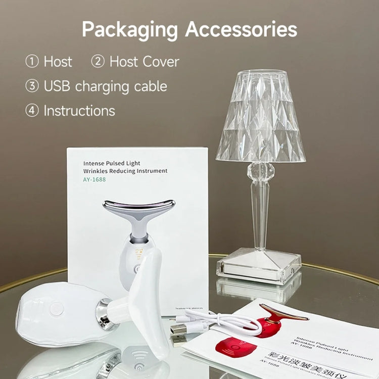 Electrical Neck Beauty Instrument Neck Massager Face Beauty Device, Style: Oval(Red) - free shipping - PMC TechLife - Order now!