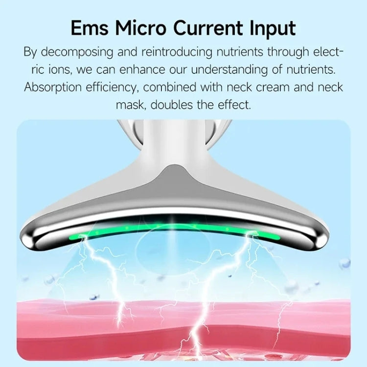 Electrical Neck Beauty Instrument Neck Massager Face Beauty Device, Style: Oval(Black) - free shipping - PMC Jewellery - Order now!
