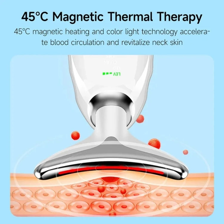 Electrical Neck Beauty Instrument Neck Massager Face Beauty Device, Style: Oval(Black) - free shipping - PMC Jewellery - Order now!