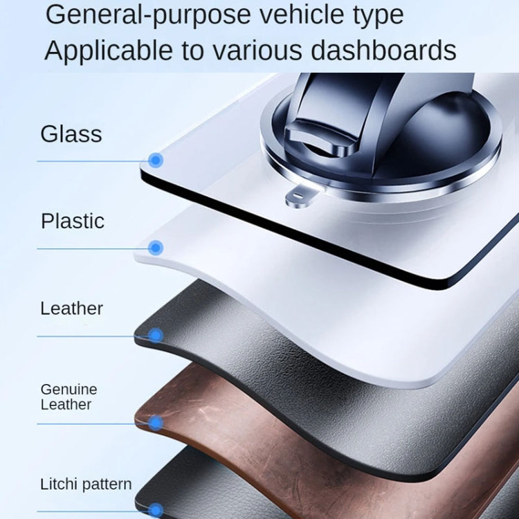 SHUNWEI SD-1132B Car Phone Suction Cup + Air Vent Holder Gravity Sensing Support Bracket(Black) - Car Holders by SHUNWEI | Online Shopping South Africa | PMC TechLife | Buy Now Pay Later Mobicred