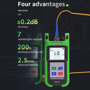 Komshine High-Precision Optical Power Meter Optical Cable Line Tester, Model: KPM-35-C/-50DBM to +26dBM