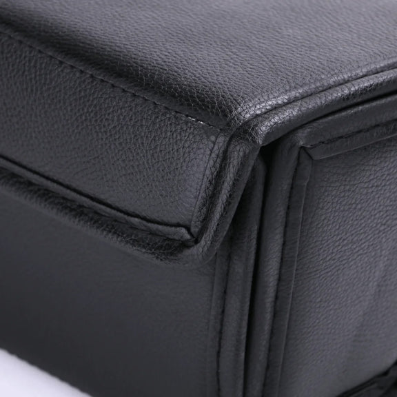 For Tesla Model Y PU Leather Car Interior Storage Glove Box Modification Accessories, Style: Air Outlet Model