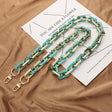Retro Mobile Phone Chain Lanyard Tortoiseshell Acrylic Resin Bag Chain with Spacer, Spec: L205-LS-100cm - Lanyards & Wrist Straps by PMc TechLife | Online Shopping South Africa | PMc TechLife | Buy Now Pay Later Mobicred