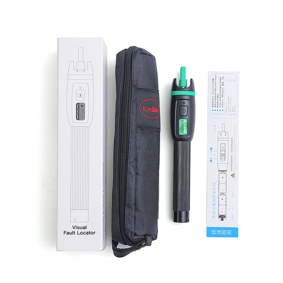 KomShine Metal Visible Laser Light Source Fiber Optic Red Light Pen, Model: KFL-11P-30MW