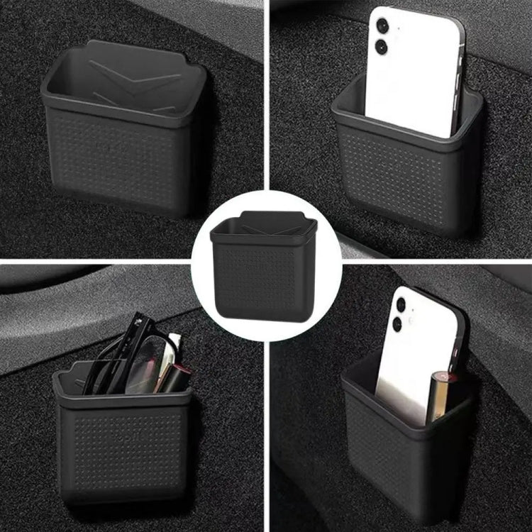 For Tesla Model 3Y Adhesive Sticker Installation Car Silicone Storage Bo(Black) - free shipping - PMC TechLife - Order now!