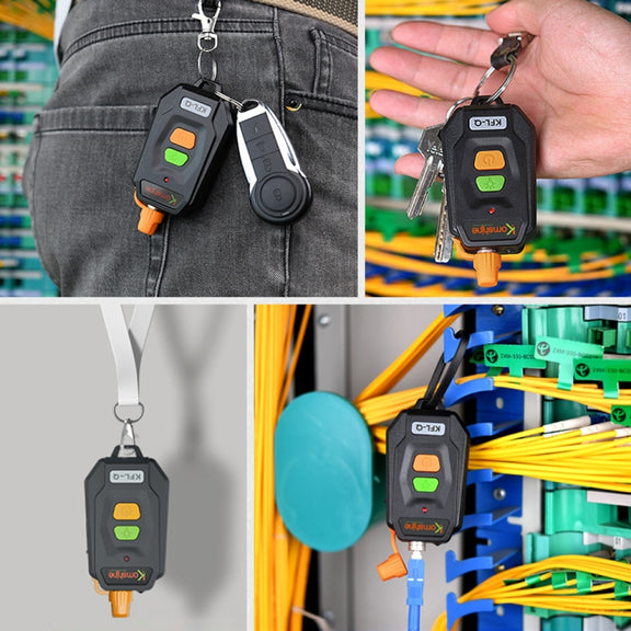 Komshine 20-25km Mini Optical Fiber Breakpoint Positioning Test Red Light Pen, Specification: KFL-Q-30MW